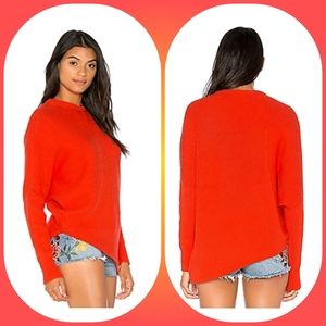 1. Free People Orange Sweater